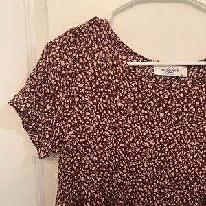 cjla floral babydoll dress